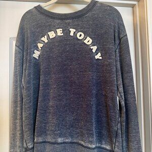 Roxy Blue Maybe Today Sweatshirt Women's Size M (8)
